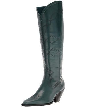 Vince Camuto Footwear Nedema Western Knee High Boot Fashion - Green