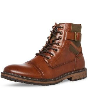 Steve Madden M-tittan Combat Boot - Brown