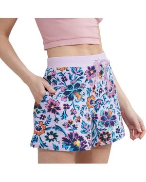 Vera Bradley French Terry Shorts With Pockets - Blue