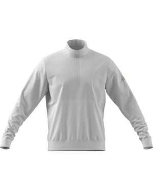 adidas Ultimate365 Tour Quarter-zip Pullover Sweater - Gray