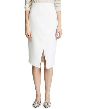 Black Halo Juma Skirt - White