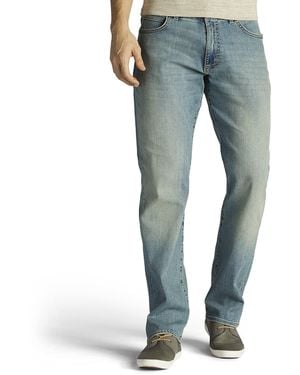 Lee Jeans Extreme Motion Straight Taper Jean Radical 33w X 32l - Blue