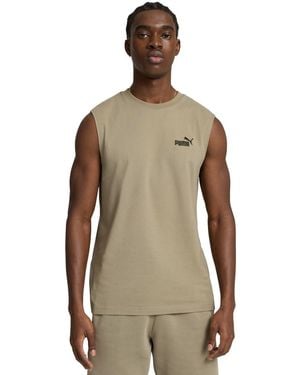 PUMA Size Essentials Sleeveless T-shirt - Green
