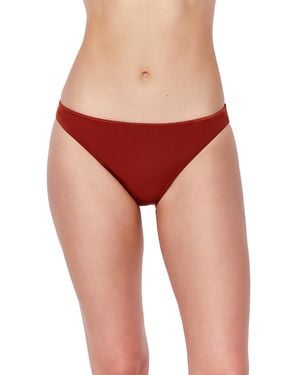 Gottex Standard Mademoiselle Mid Waist Bikini Bottom - Red