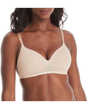 Hanes Womens Oh So Light Foam Comfortflex Fit Wirefree Mhg521 Bra - Natural