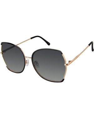 Glass Theory Sunglasses Women TAHARI Th713 Metal Bridged Uv