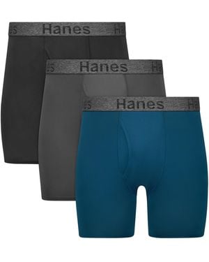 Hanes Stay Dry Pouch - Blue
