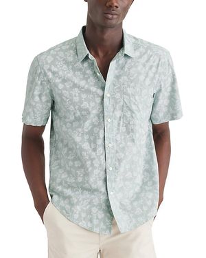 Dockers Regular Fit Short Sleeve Casual Shirt - Gray