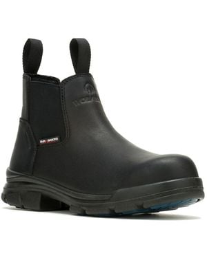 Wolverine Durashocks Sr Icon Waterproof Romeo Construction Boot - Black