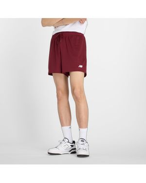 New Balance Sport Essentials Mesh Short 5" - Red