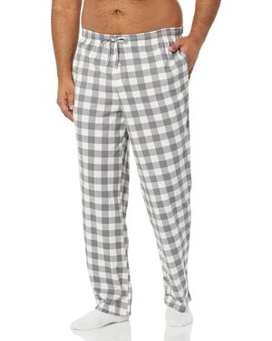 Amazon Essentials Pantaloni del Pigiama in Maglia di Cotone Uomo - Grigio