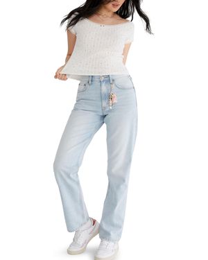 Aéropostale High Rise Baggy Jean - Blue