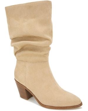 Kensie Victoria Mid Calf Boot - Natural