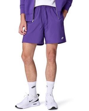Nike Club Woven Flow Shorts - Purple