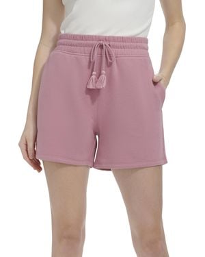 Andrew Marc Soft Novelty Waistband Relaxed Fit Short - Pink