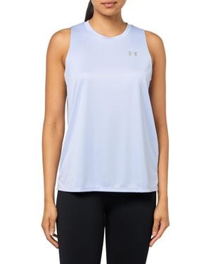 Under Armour Velocity Solid Tank Top, - Blue