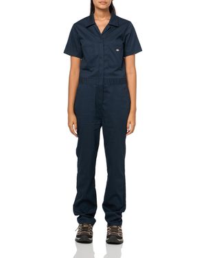 Dickies Flex Cooling Short Sleeve Coveralls - Blue