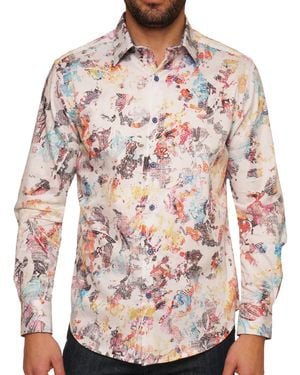 Robert Graham 's Splash Of Color Long-sleeve Button-down Shirt - Multicolor