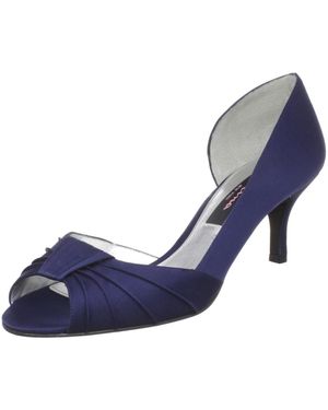 Nina Conabel Open-toe Pump,true Blue,5 M Us