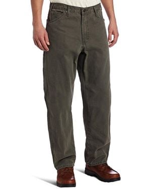 Dickies S Relaxed Fit Sanded Duck Carpenter Jeans - Black