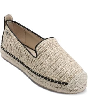 DKNY Mallandra Logo-espadrille Everyday Cushioned Insole Footwear Mule - White