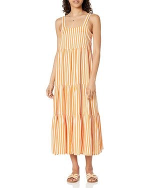 The Drop Britt Tiered Maxi Tent Dress - Mehrfarbig