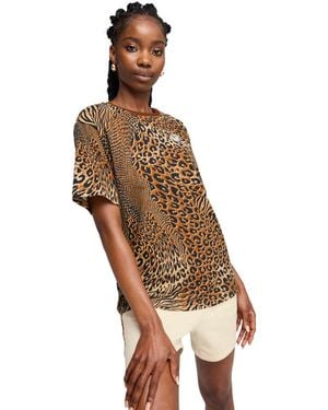 PUMA Graphic T-shirt - Brown