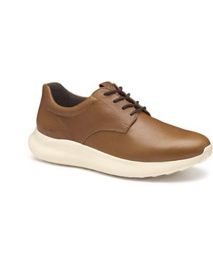 Johnston & Murphy Amherst 2.0 Plain Toe Dress Casual Sneaker - Brown