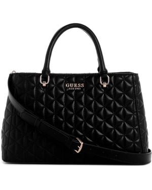 Guess Kori Girlfriend Satchel - Black