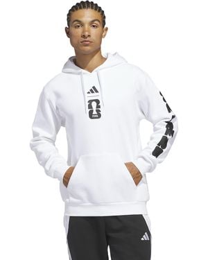 adidas World Cup 26 Official Match Ball Graphic Hoodie - White