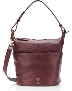 Cole Haan Essential Soft Bucket Bag - Purple