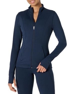 Amazon Essentials Active Formflex Buttery Soft Slim Fit Full Zip Jacket - Blue