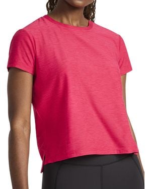 Reebok 's Tech Short Sleeve Crewneck T-shirt - Pink