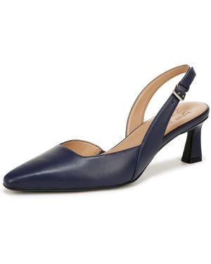 Naturalizer S Dalary Slingback Pump Midnight Blue Leather 6.5 M