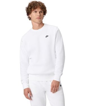 Nike M Nk Club Bb Crew - Wit