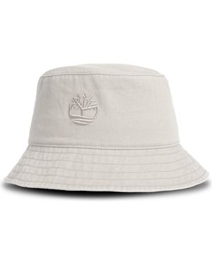 Timberland White Bucket Hat For