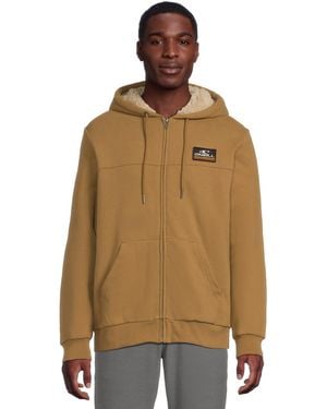 O'neill Sportswear Fifty Two High Pile Zip Sweatshirt - Brown
