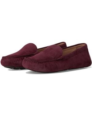 Cole Haan Emmie Drivers Flat Shoes 6 B - Red