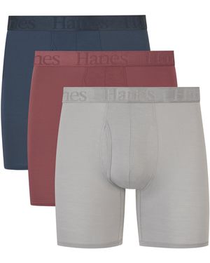Hanes Ultimate Originals Boxer Briefs & Trunks - Gray