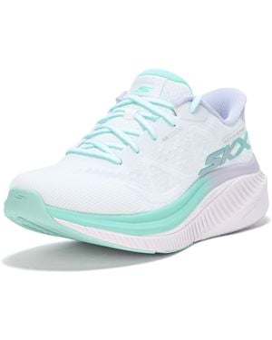 Skechers Max Cushioning Arch Fit Areena Hands Free Slip-ins Sneaker - Blue
