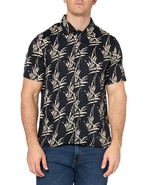 John Varvatos Danny Camp Shirt - Black