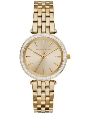 Michael Kors Sawyer Gray Dial Rose Gold-plated Ladies Watch - Metallic