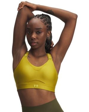 Under Armour Infinity High Impact Sports Bra, - Yellow
