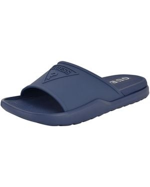 Guess Marith Slide Sandal - Blue