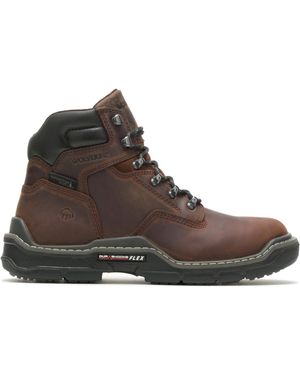 Wolverine Raider Durashocks 6" Waterproof Construction Boot - Brown