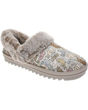 Skechers Bobs Cosy Kiss-b Purrfect Slipper - Metallic