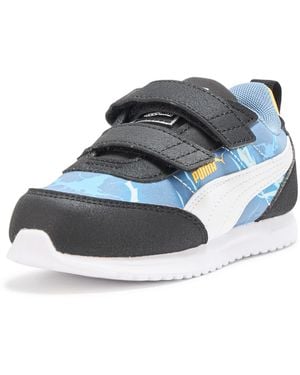 PUMA R78 Hot Wheels Hook And Loop Shoes Sneaker - Blue