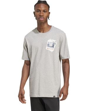 adidas Nostalgia Graphic T-shirt - Gray
