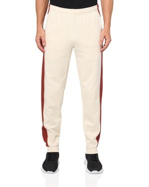 Lacoste Tapered Fit Colorblock Trackpants - Natural