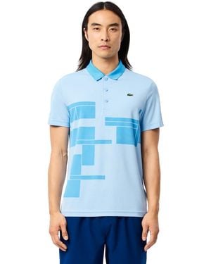 Lacoste Tennis X Novak Djokovic Fan Version Polo Shirt - Blue